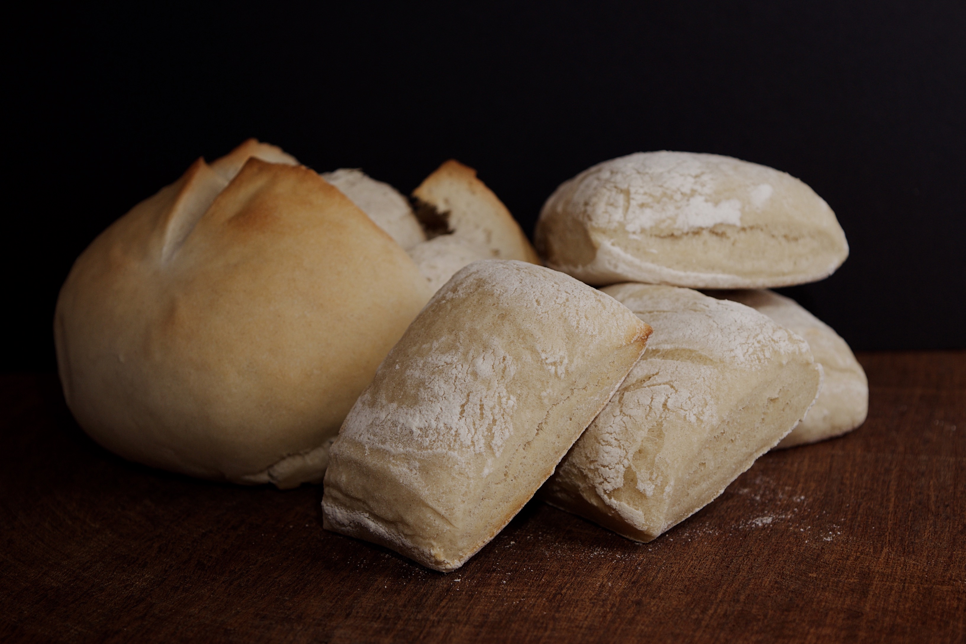 Gastronomía: Pan de campo y focaccia